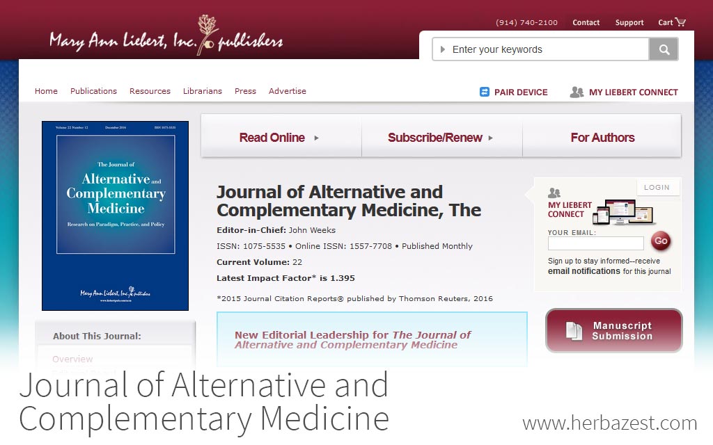 Alternative & Complementary Medicine Keywords: